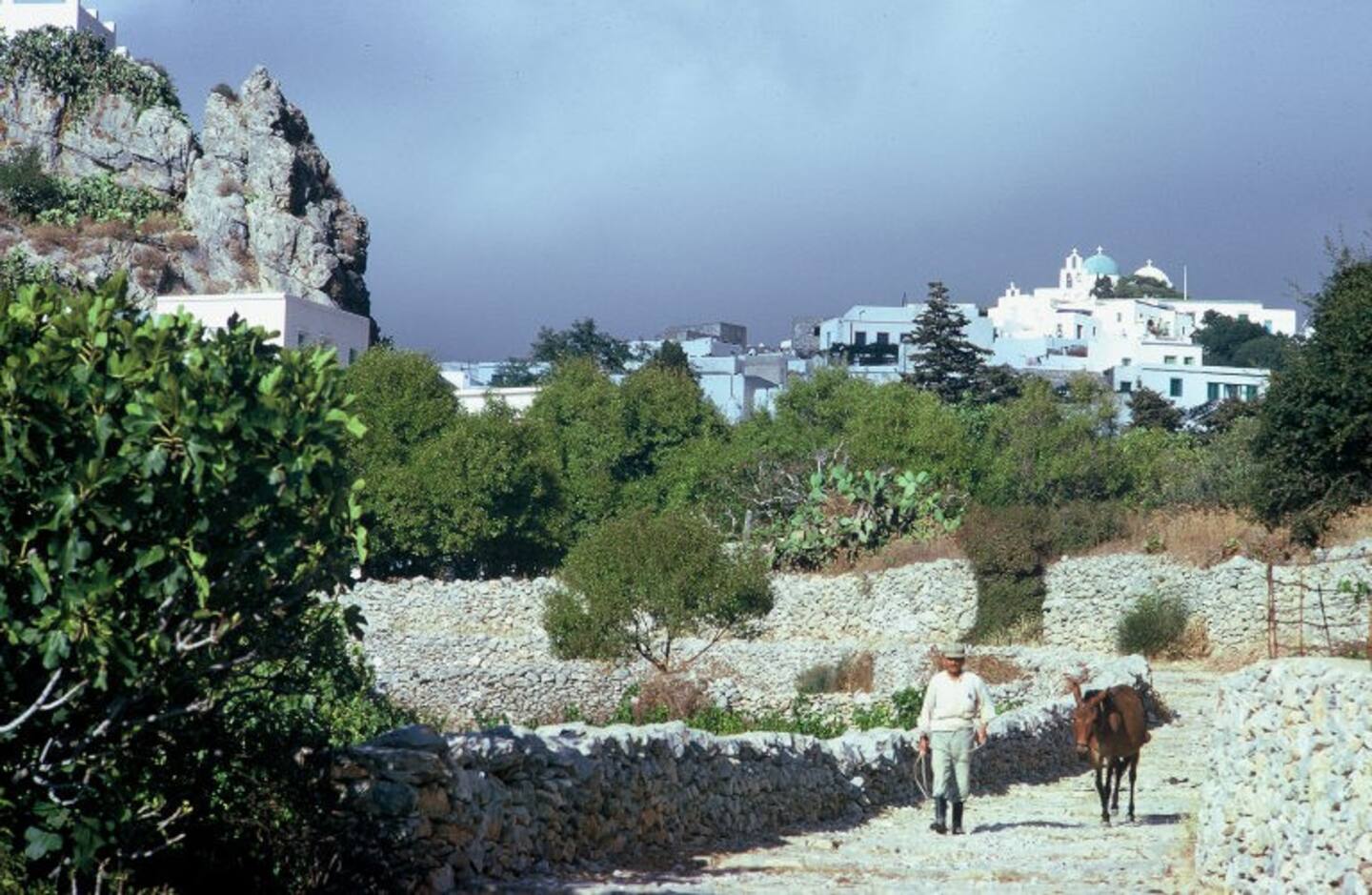 Entering the VIllage of Langatha from the Muletrack, Lankada, Langada, Amorgos